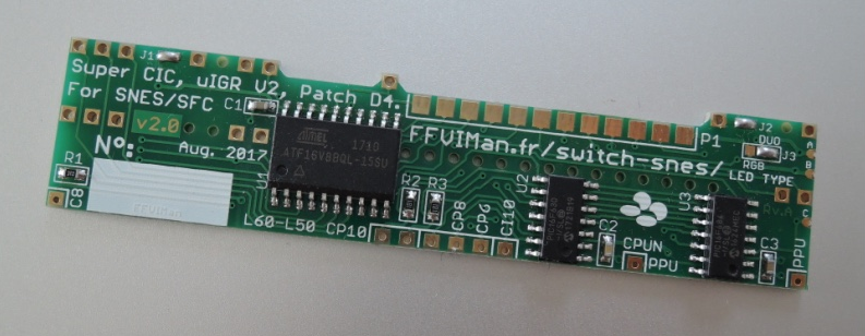 FFVIMan’s SNES Region mod PCB